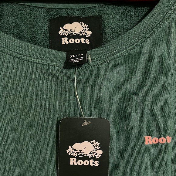 Roots soft green muscle tee - Picture 3 of 5